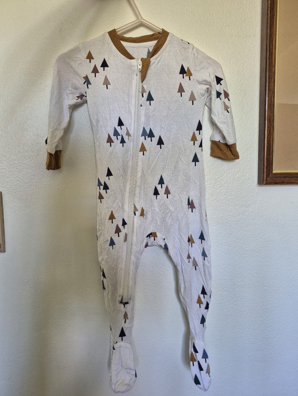 Zippyjams Bamboo Sleeper Size 3-6 Months Tree Print